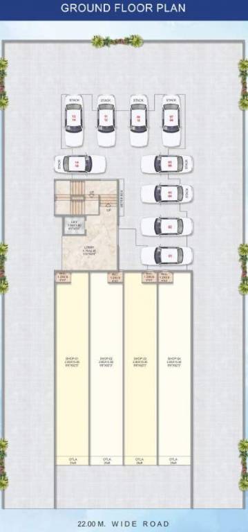  ivy Infinity Ivy Cluster Plan for ground Floor