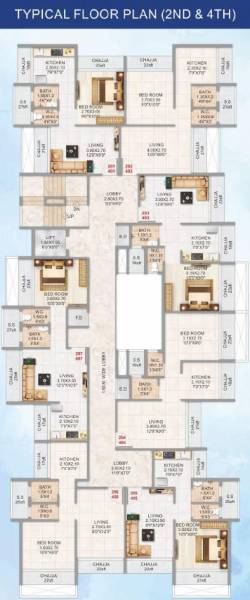  ivy Infinity Ivy Cluster Plan from 2nd to 4th Floor