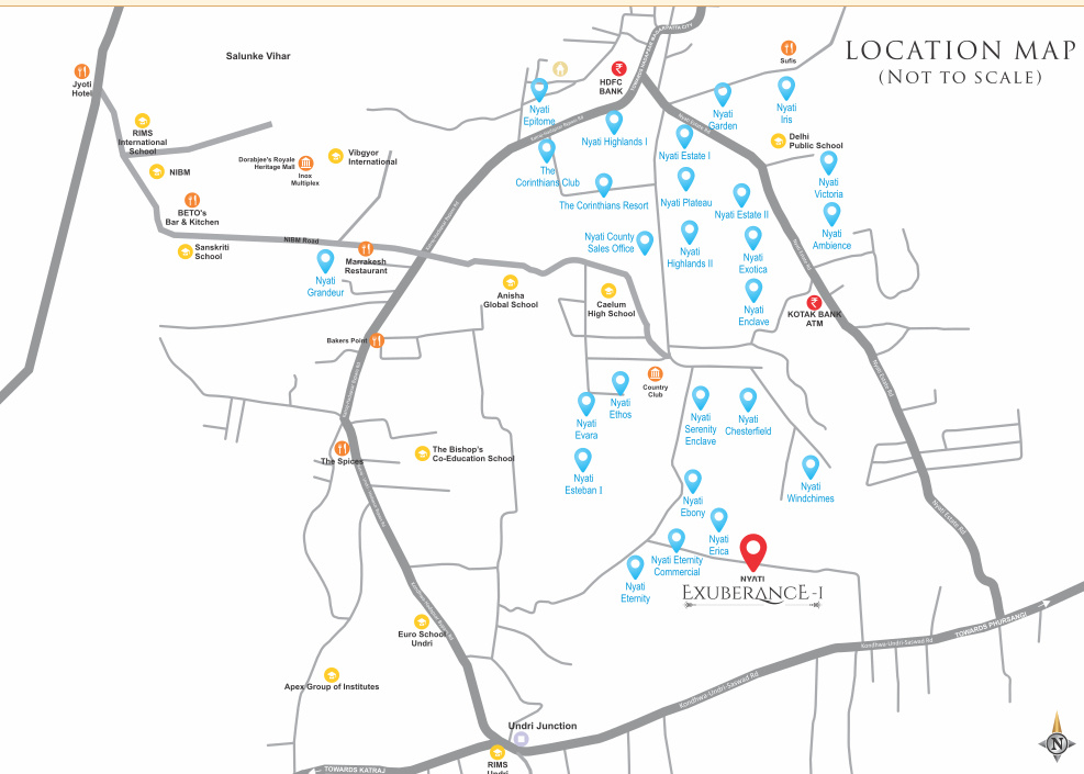 exuberance i Location Plan
