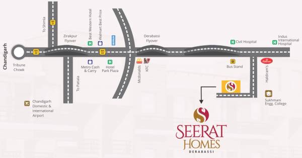 Location Plan seerat-homes Location Plan