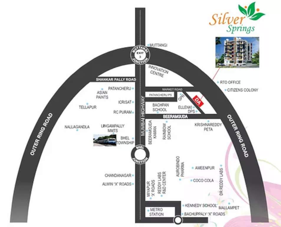  silver springs Location Plan