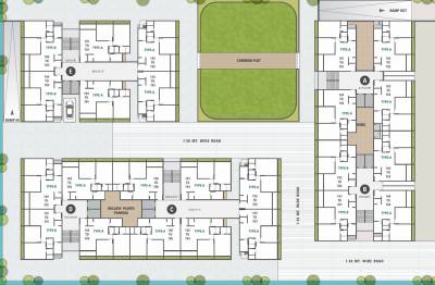  aries-heights Block A, B, C, D & E Cluster Plan For Typical