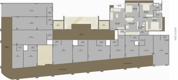  serene-1 Serene 1 Cluster Plan for 1st Floor