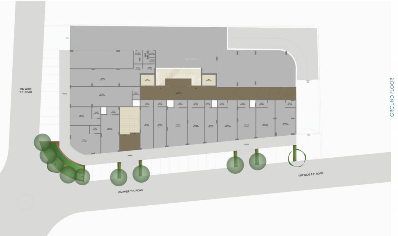  serene 1 Serene 1 Cluster Plan for ground Floor
