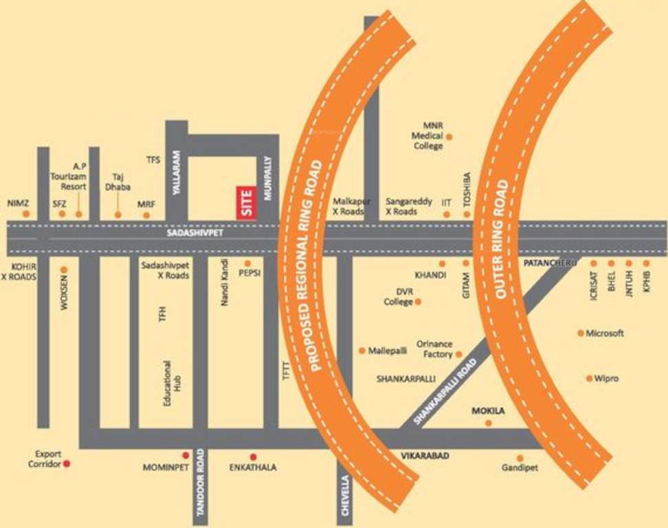  samyuktha Location Plan