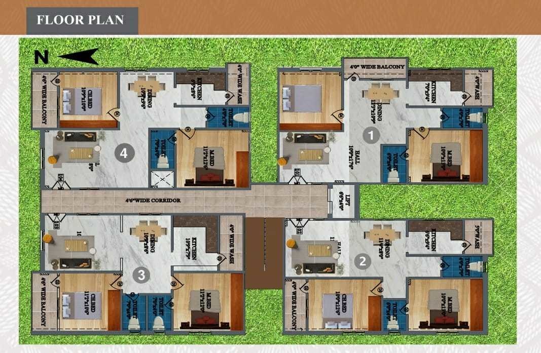  venkatadri residency Venkatadri Residency Cluster Plan
