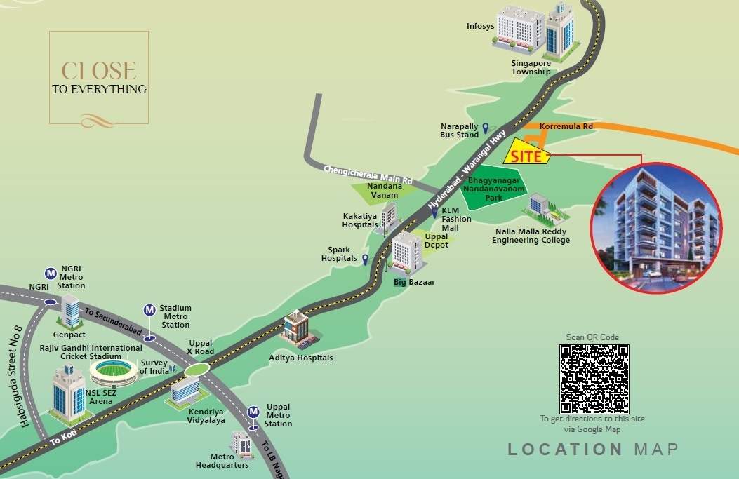  sri nivasam Location Plan