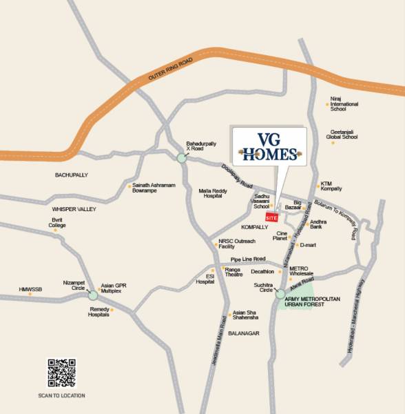  homes Location Plan