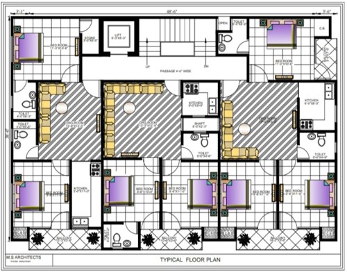 Dushad Homes Cluster Plan from 1st to 4th Floor homes Dushad Homes Cluster Plan from 1st to 4th Floor