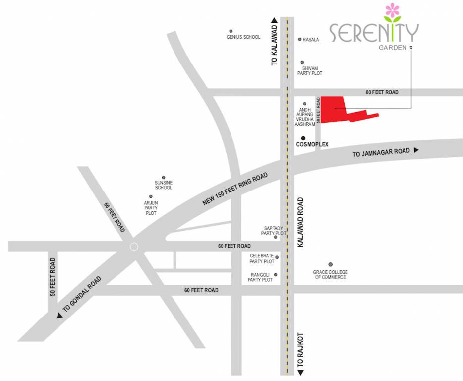  serenity garden Location Plan