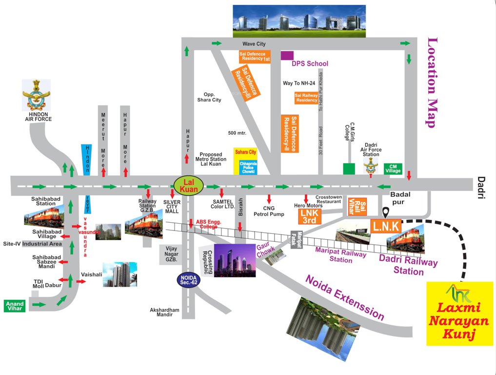  laxmi narayan kunj part 3 Location Plan