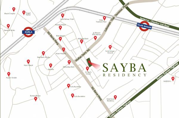  sayba-residency Location Plan
