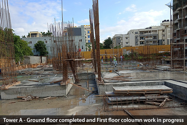  signet Tower A Construction Status Oct-21