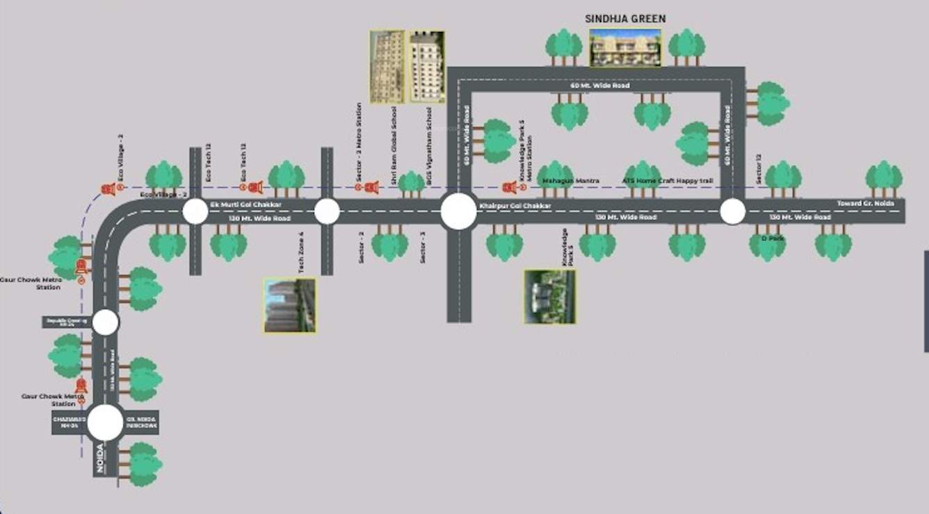 sindhuja green Location Plan