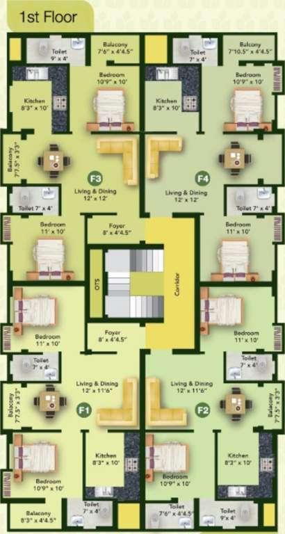  mm thulir MM Thulir Cluster Plan for 1st Floor