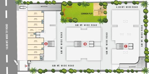  aarna-heights A, B And C Cluster Plan for ground Floor