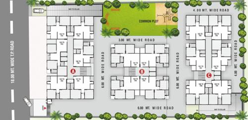  aarna-heights A, B And C Cluster Plan from 1st to 7th Floor