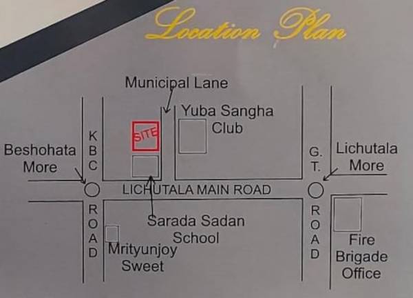  sarada-apartment Location Plan