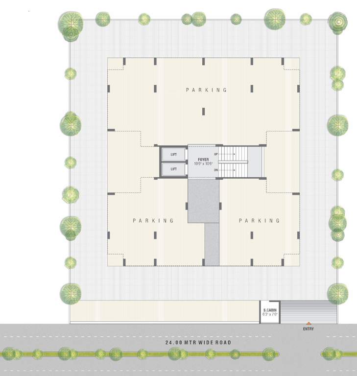  sahajanand shilp Sahajanand Shilp Cluster Plan for ground Floor