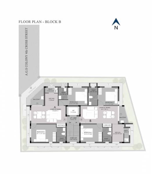  orion Block B Cluster Plan from 1st to 3rd Floor