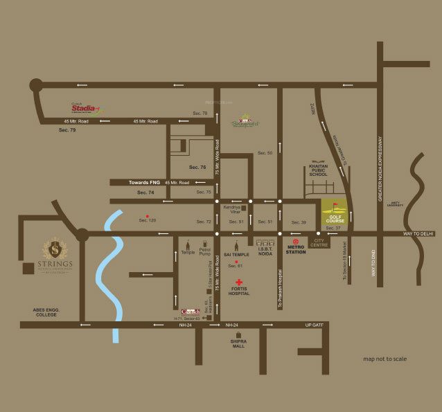 strings Location Plan