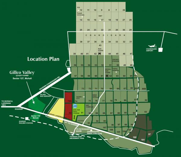  valley-sector-115 Location Plan