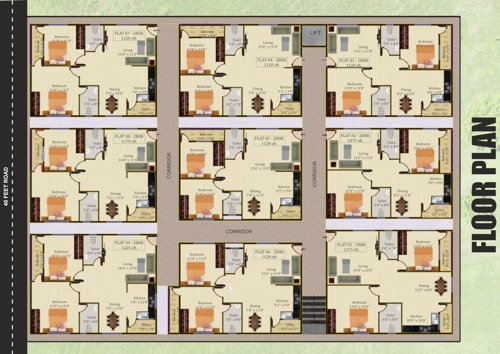  fortune Landmark Fortune Cluster Plan from 1st to 5th Floor