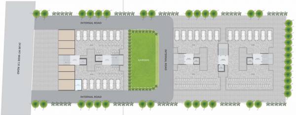 Tower ABCDE Cluster Plan for ground Floor laxmi-residency Tower ABCDE Cluster Plan for ground Floor