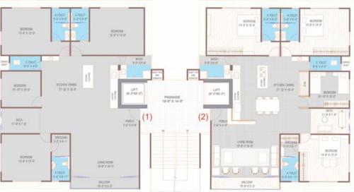 Buildin A Cluster Plan From 2nd To 17th Floor lifestyle Buildin A Cluster Plan From 2nd To 17th Floor