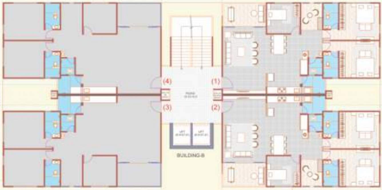  lifestyle Buildin B Cluster Plan For Ground Floor