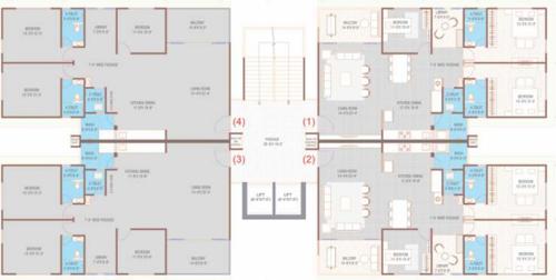 Buildin B Cluster Plan From 2nd To 17th Floor lifestyle Buildin B Cluster Plan From 2nd To 17th Floor