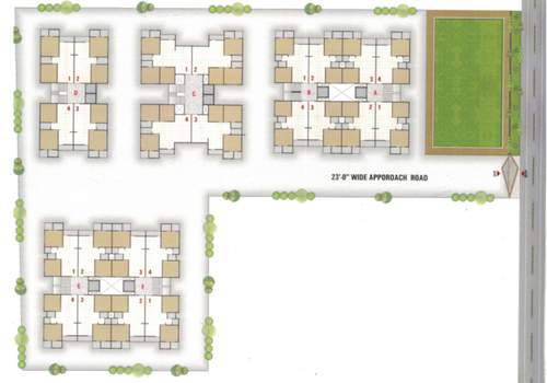  takshashila-heights-phase-1-a-b-building Layout Plan