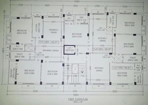  asiayana S V Construction Asiayana Cluster Plan for 1st Floor