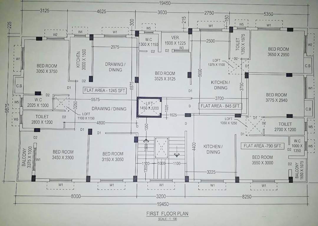  asiayana S V Construction Asiayana Cluster Plan for 1st Floor