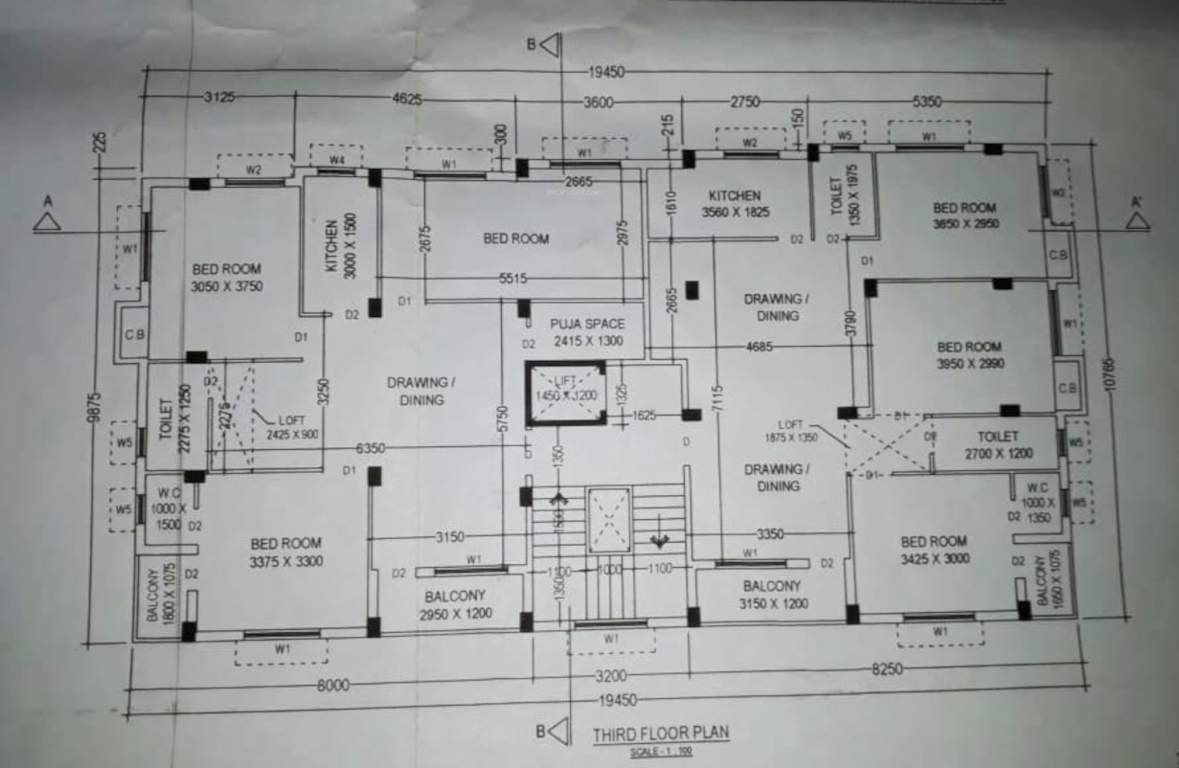  asiayana S V Construction Asiayana Cluster Plan for 3rd Floor