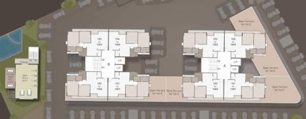  prospera Block A, B Cluster Plan Typical