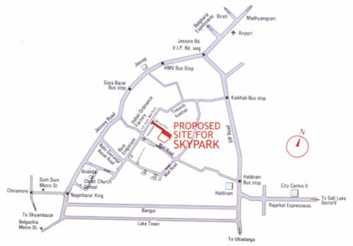  skypark-residency Location Plan