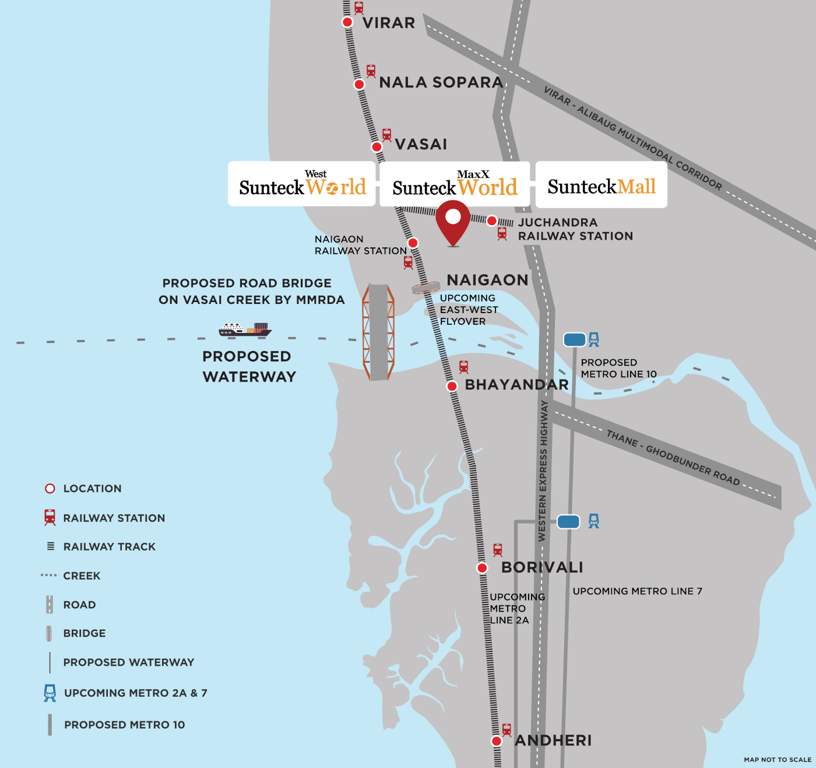  maxxworld 6 tivri naigaon east Location Plan