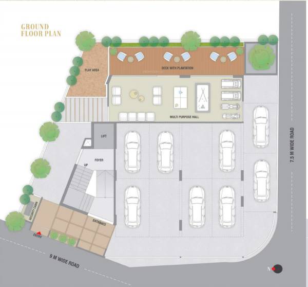  ivy Arcus Ivy Cluster Plan for ground Floor