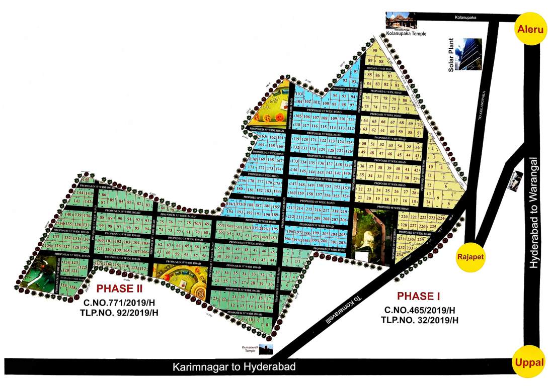  sree sai balaji nagar Layout Plan