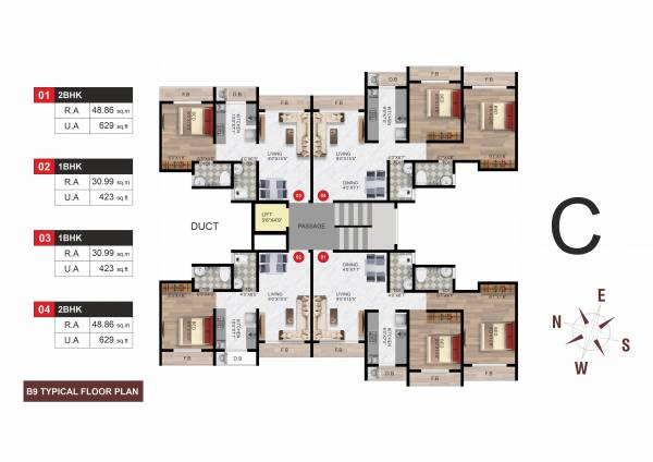  paradise Cluster Plan
