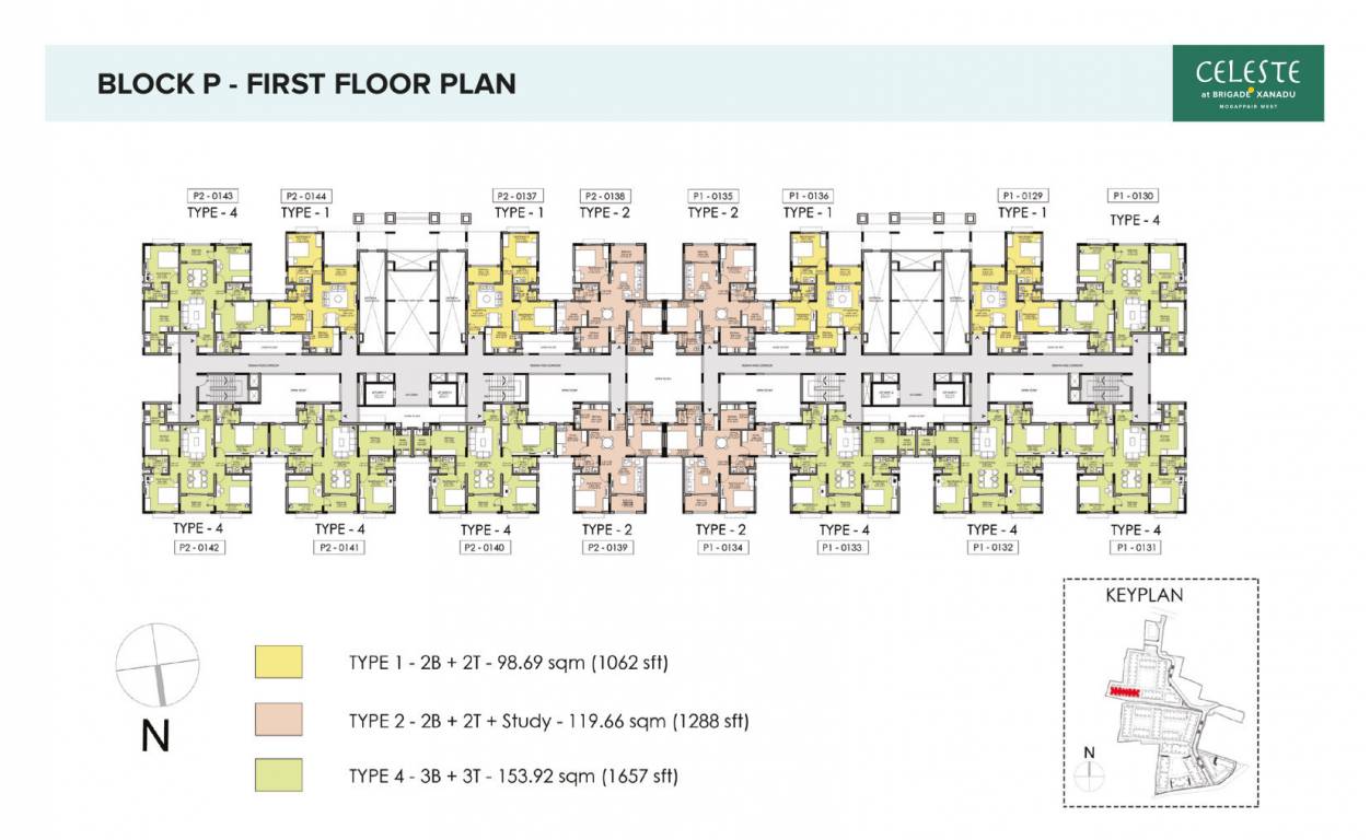  xanadu cluster iii celeste Block P Cluster Plan for 1st Floor
