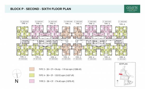 Block P Cluster Plan from 2nd to 6th Floor xanadu-cluster-iii-celeste Block P Cluster Plan from 2nd to 6th Floor