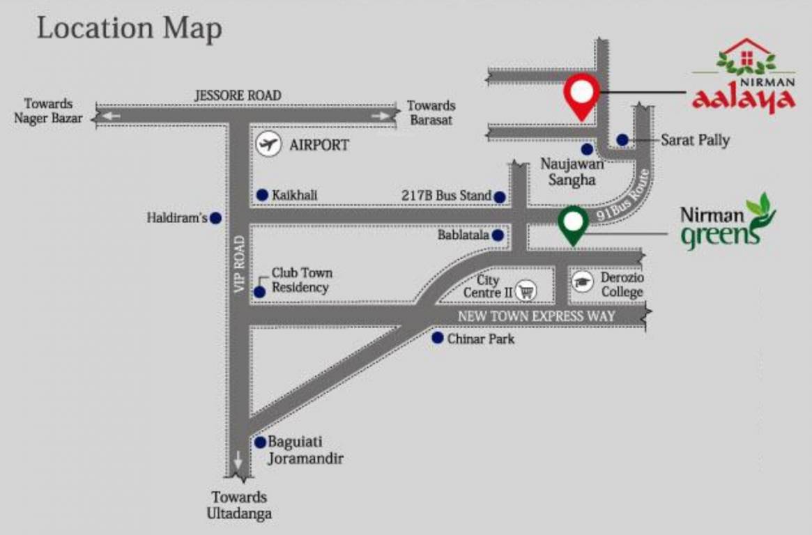 nirman aalaya Location Plan