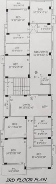  heaven N M Heaven Cluster Plan for 3rd Floor
