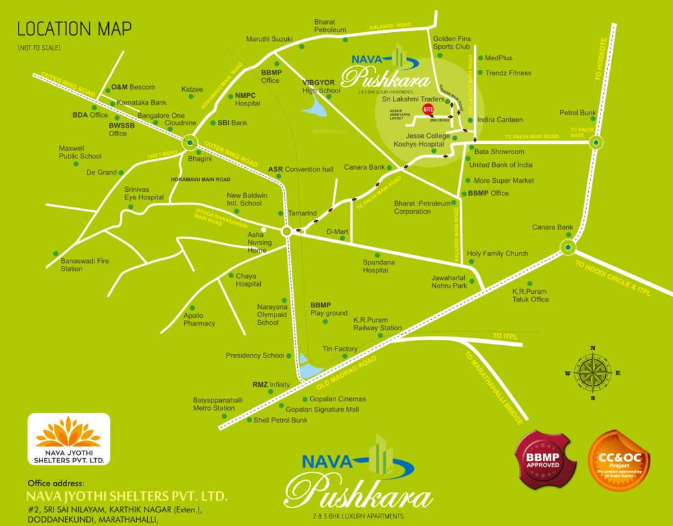  pushkara Location Plan