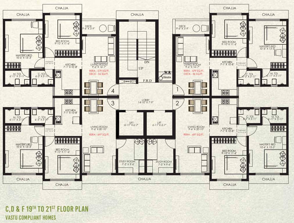  eastern groves phase 1a Wing F Cluster Plan