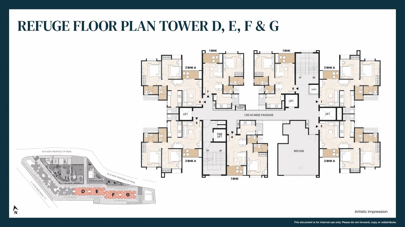  happinest tathawade Building F Cluster Plan