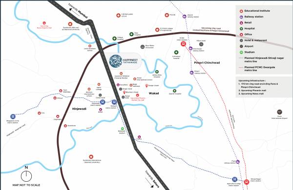  happinest-tathawade Location Plan