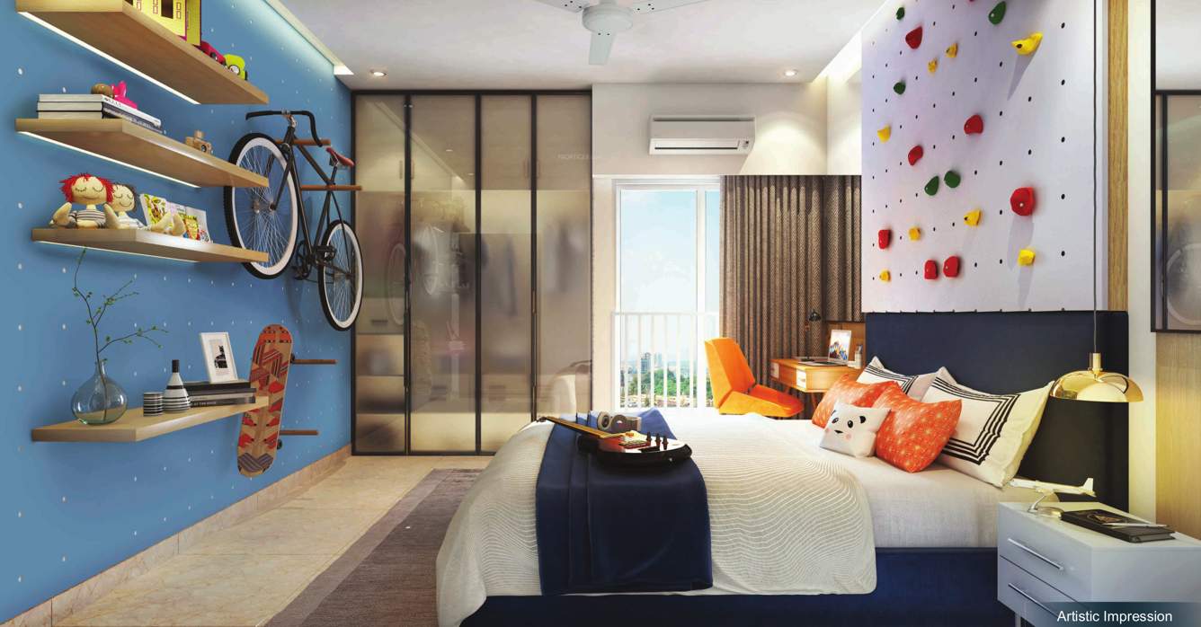 happinest tathawade phase 1 Bedroom